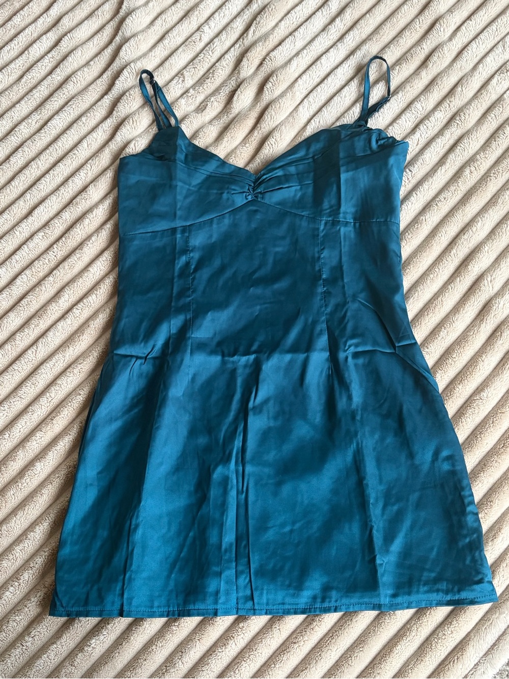 Honey teal mini dress beginning boutique